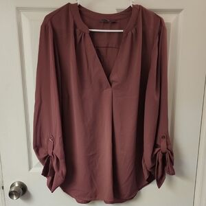 New York & Company Dusty Rose Blouse
